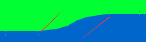 用矩形填充覆蓋鋸齒