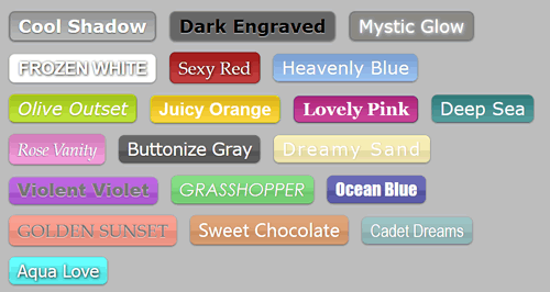 純CSS3實現的彩色透明水晶按鈕