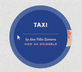 css3圓形鼠標懸停效果