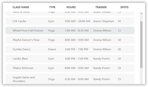 實例5：Table表格往上滾，表頭固定不動
