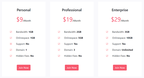 CSS 定價表（Pricing Table）-10