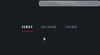 CSS實(shí)現(xiàn)的菜單/選項卡(tab)切換時流動過渡效果