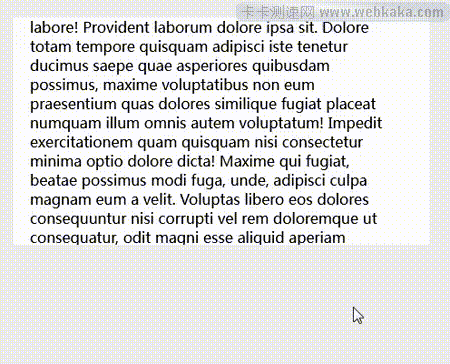 示例3：默認隱藏滾動條，鼠標懸停時顯示