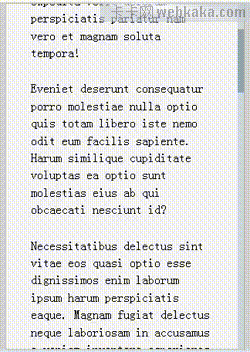 純CSS自定義滾動條的跨瀏覽器演示