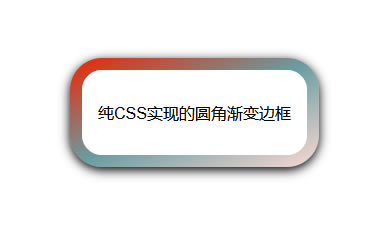 一款純CSS實現的精致好看的圓角漸變邊框