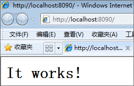 打開apache默認頁