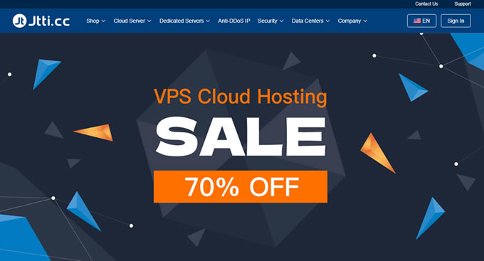 Jtti:香港cn2 vps云主機(jī),2H2G低至$6.46/月,年付70% off!