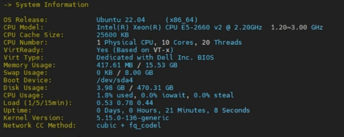 機器測評基礎(chǔ)信息